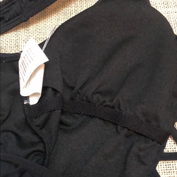 The Bikini Lab Lace Front Blk One Piece Swimsuit M - Picture 11 of 13